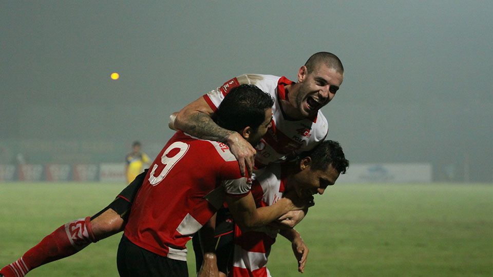 Gelandang Madura United, Dane Milovanovic. Copyright: © IAN SETIAWAN/INDOSPORT